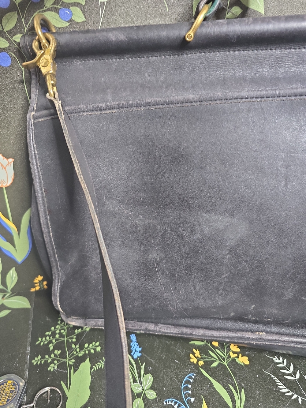 Vintage Coach Beekman Black Leather Briefcase USED READ DESCRIPTION - Picture 9 of 16